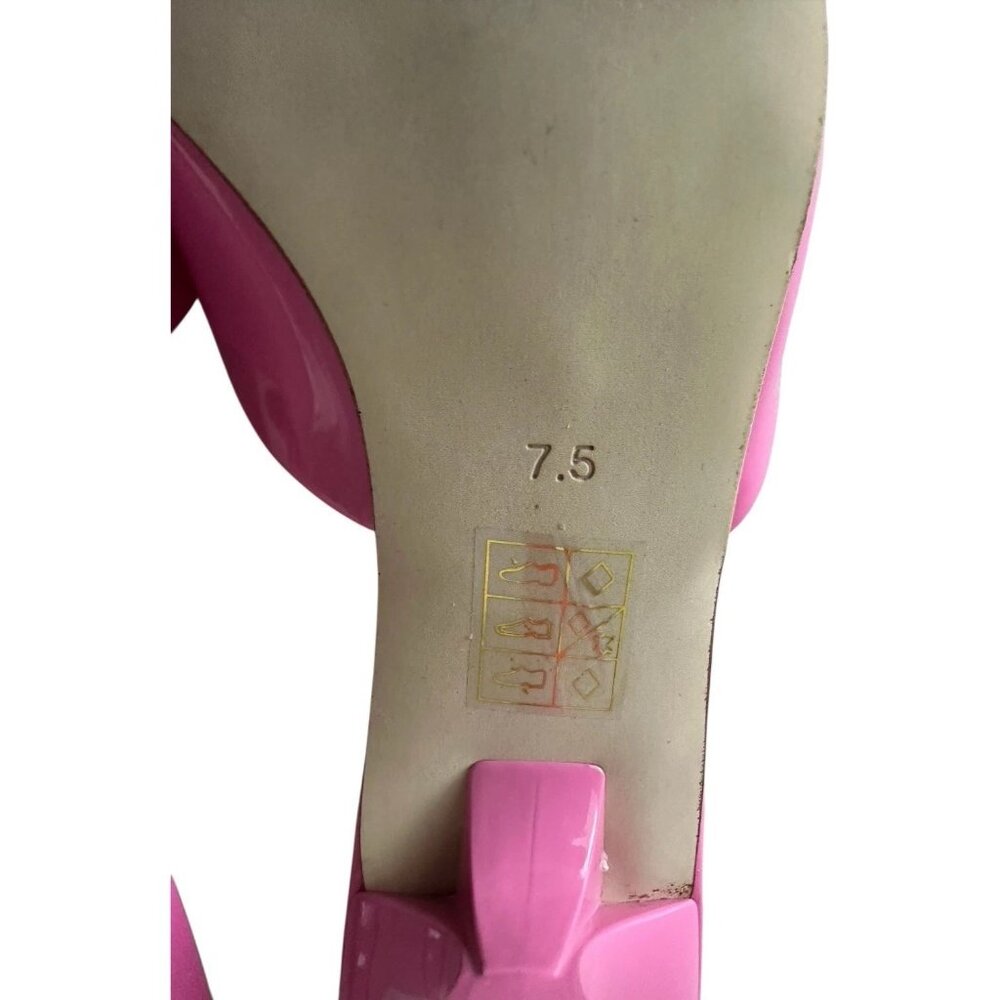 Jeffrey Campbell Heel Mule Women 7.5 kitten heel bubble gum pink barbie girlcore - Picture 14 of 14